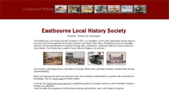 Desktop Screenshot of eastbournehistory.org.uk